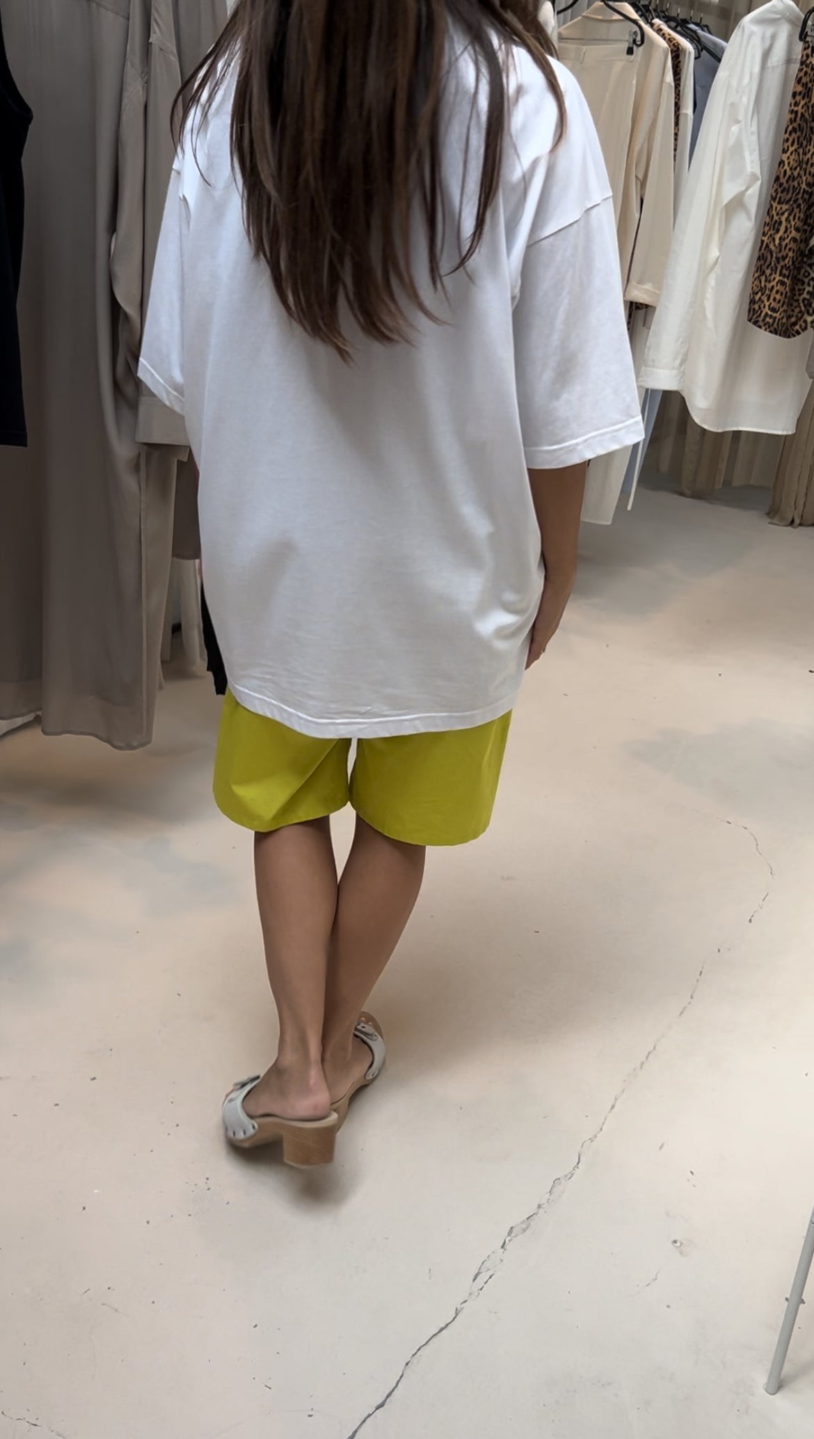 bermuda Flexy pistache cotton