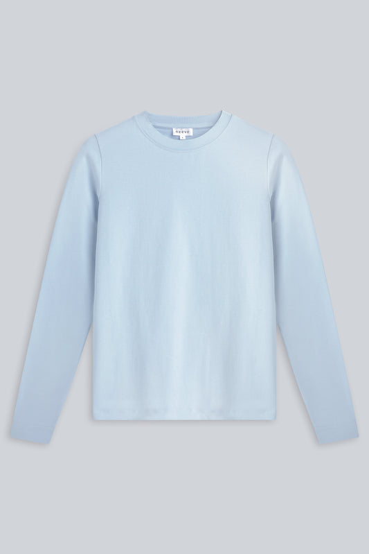 crew-neck longsleeve The Nora blue fog