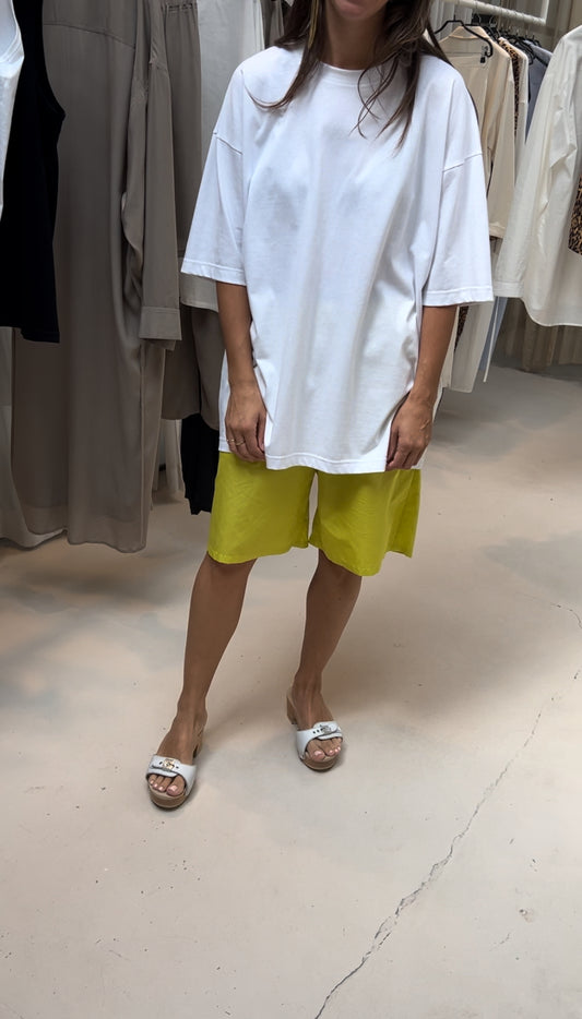 bermuda Flexy pistache cotton