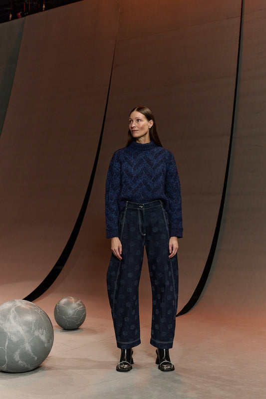 Flat Knitted Sweater