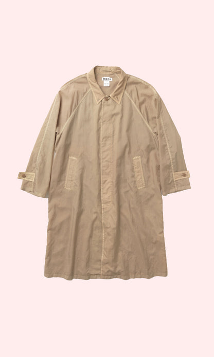 Flood nylon coat mid beige