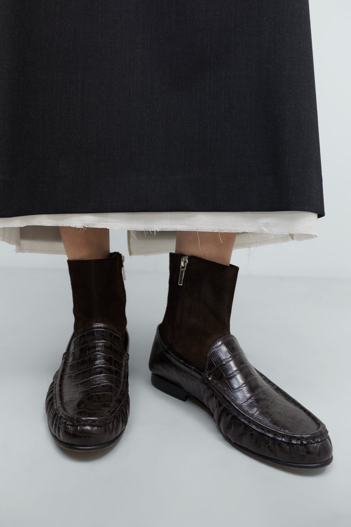 LOAFER RAMA BOOT CROCODILE BROWN