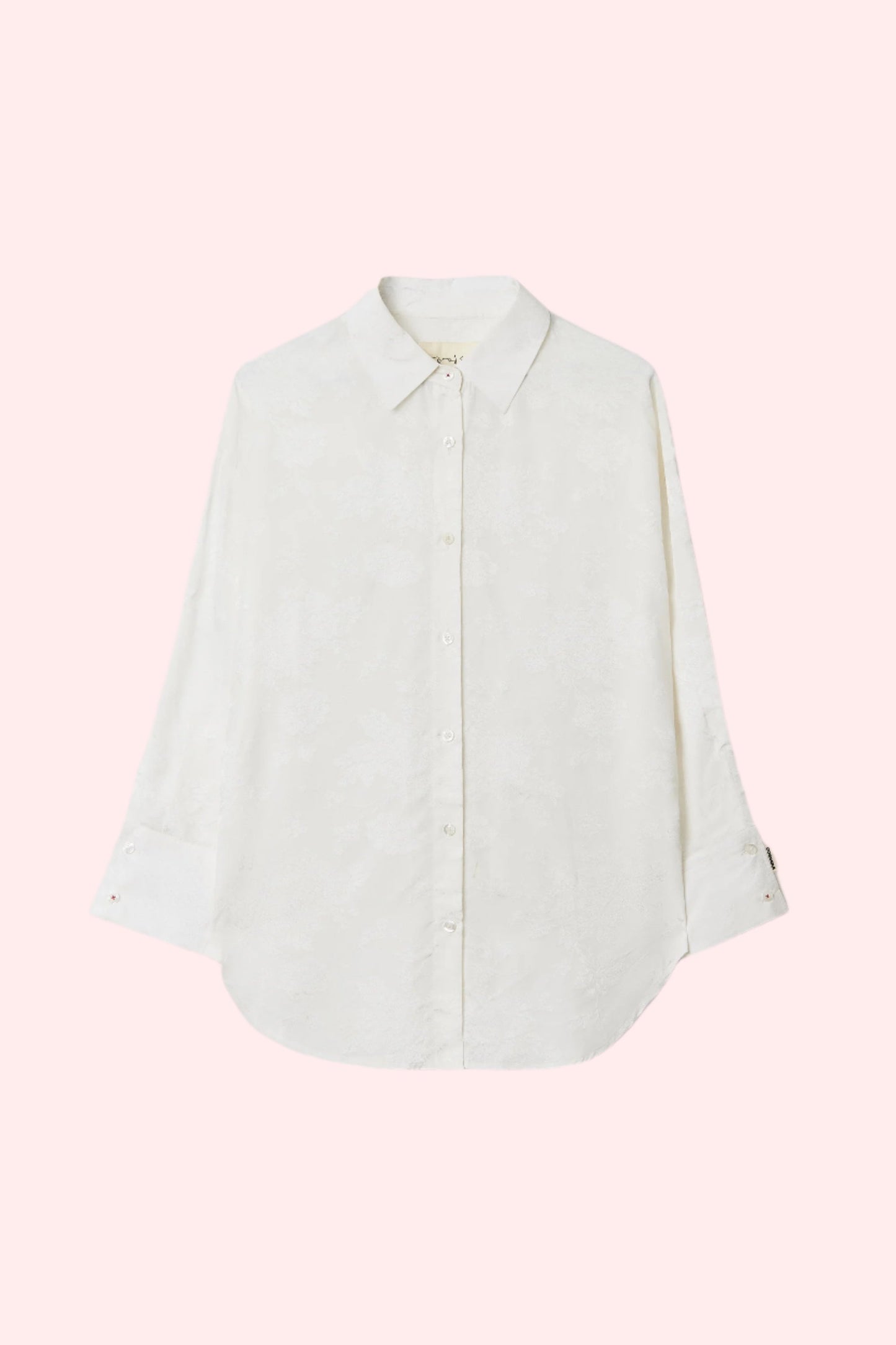 flower jacquard shirt