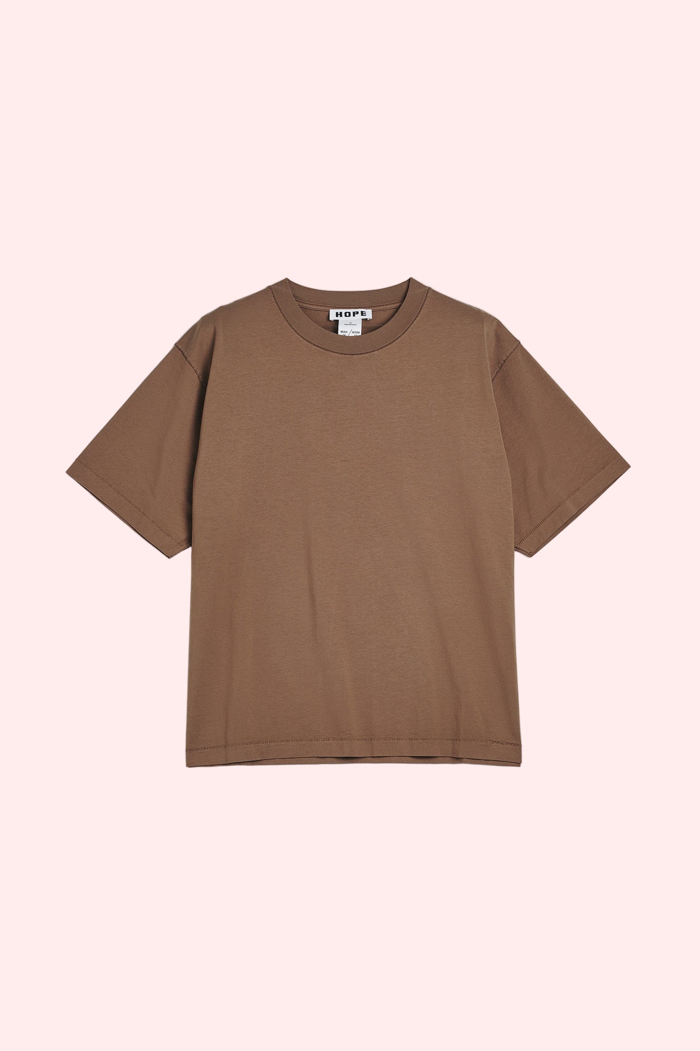 t-shirt Boxy Tee taupe