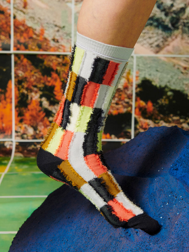 Reversed Square Socks Squares