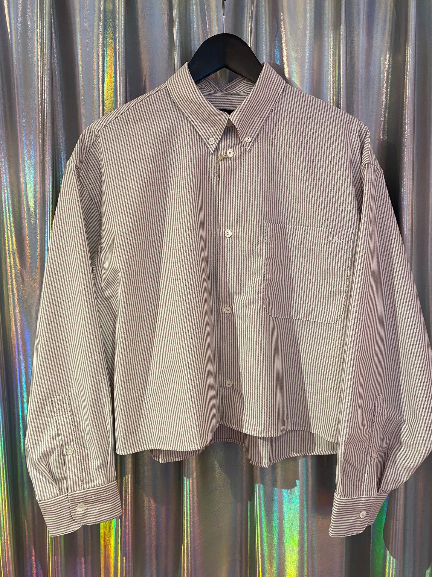 shirt Sophia Button Down Logo burgundy