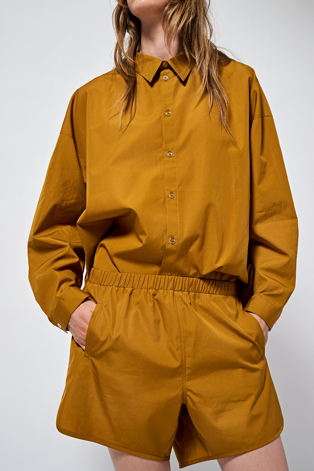 Shirt No5 split curry cotton