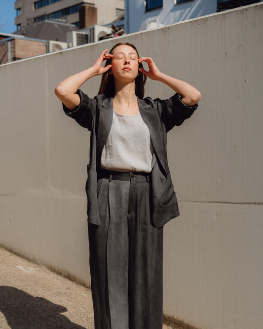 HOPE Aloha blazer grey wash II