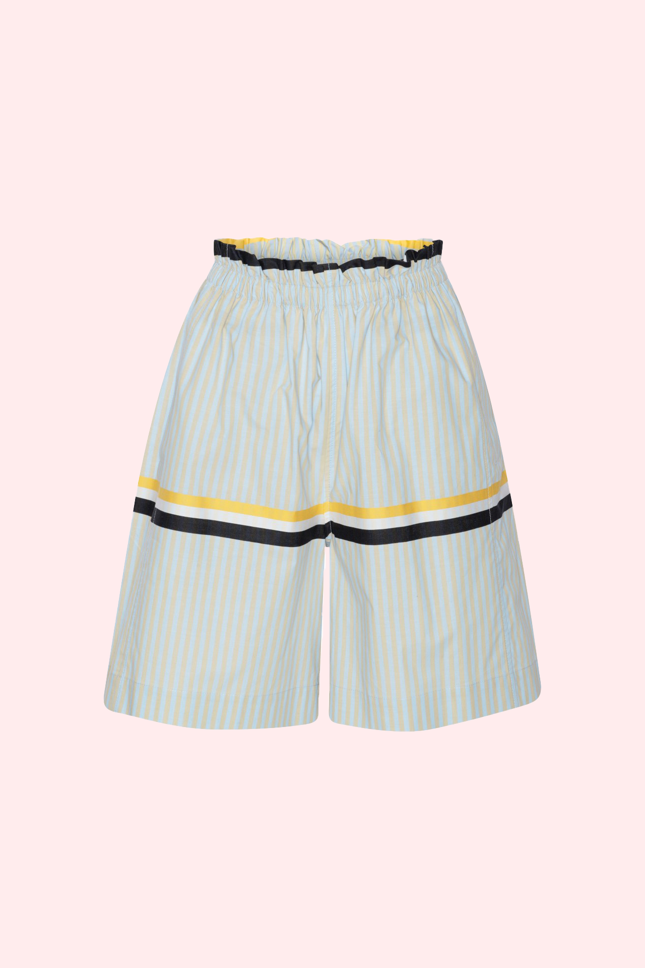 Waybill Shorts Blue Yellow Stripes