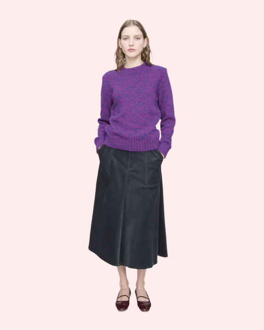 sweater Maurane violet / marine