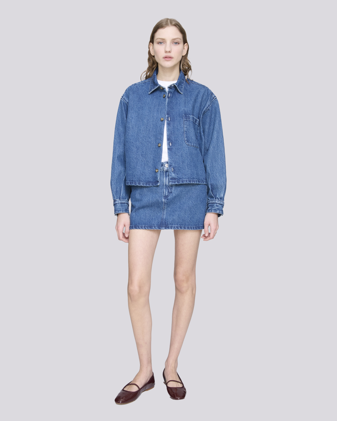 overshirt Samantha Brodée washed indigo