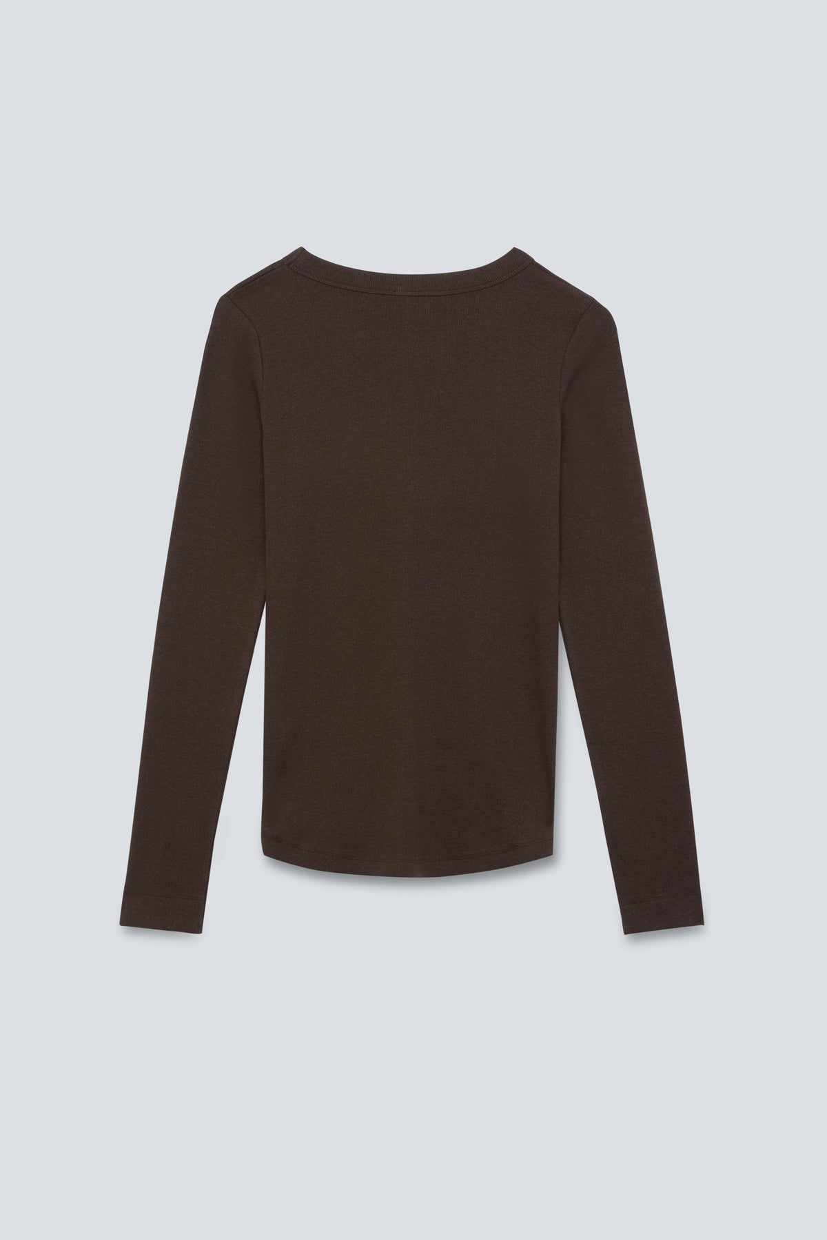 crew-neck longsleeve The Ella Chocolate Melange