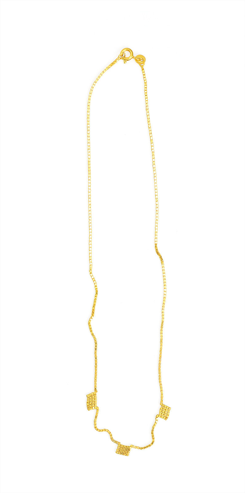necklace Fringe 3 gold-plated
