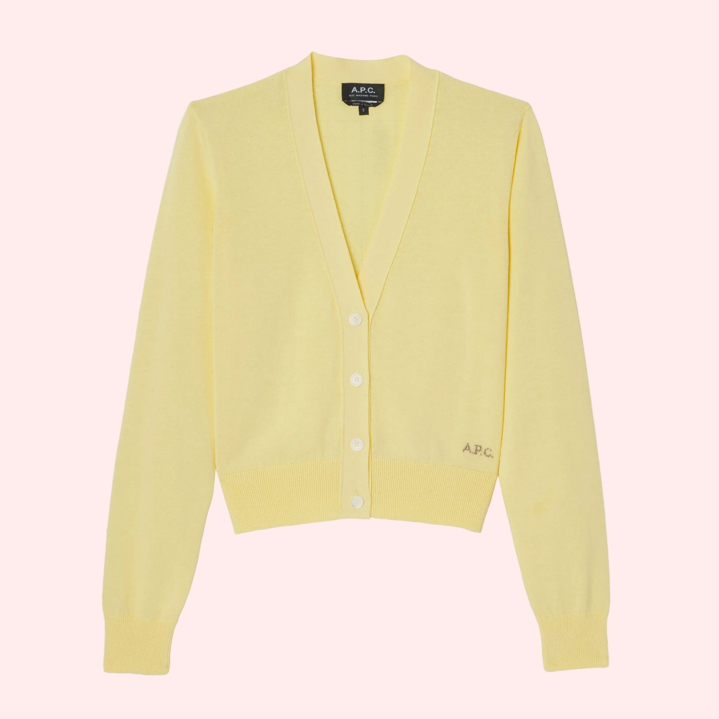CARDIGAN Jaune Clair