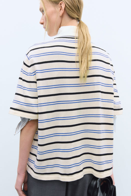 organic cotton striped t-shirt