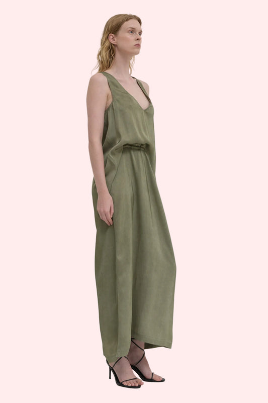 DRESS DALTA 8714-C DARK SAGE
