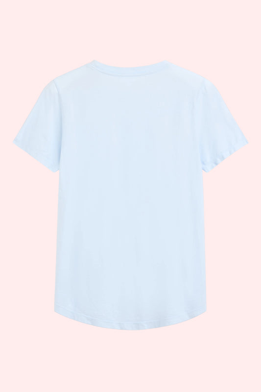 crew-neck t-shirt The Michelle Ice Blue