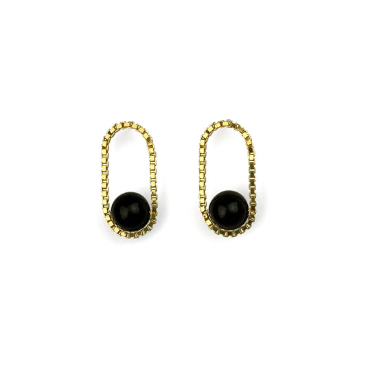 earrings Swing short gold