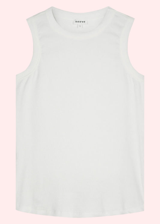 high-neck tanktop The Rania off-white