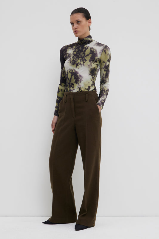 Jersey top TUGAL 8505 PISTACHIO JASPER