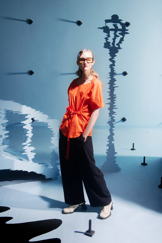 Renee Blouse Flame Orange