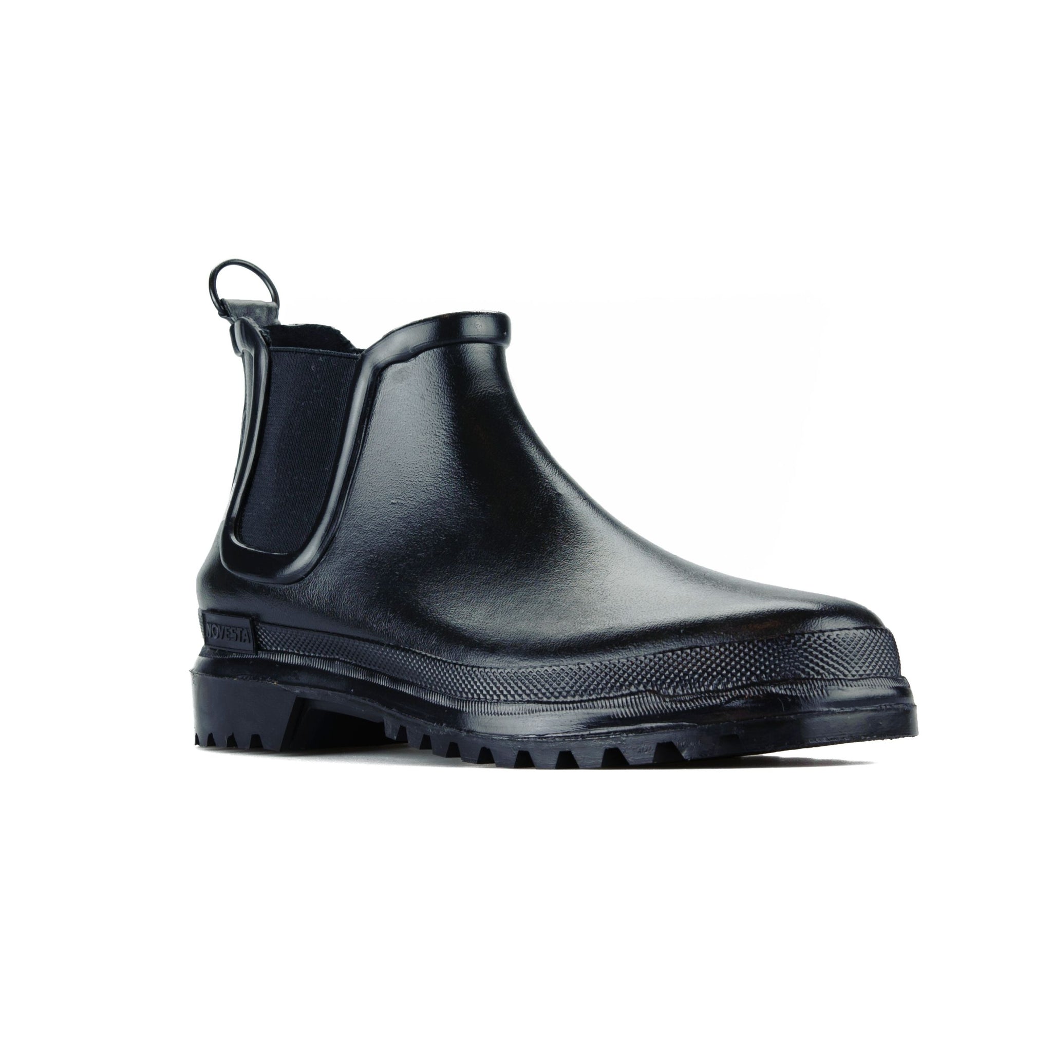 rubber chelsea boot 615 black