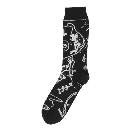 Doodle Socks Black Doodle