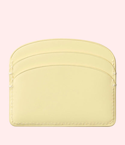 cardholder Demi lune citron