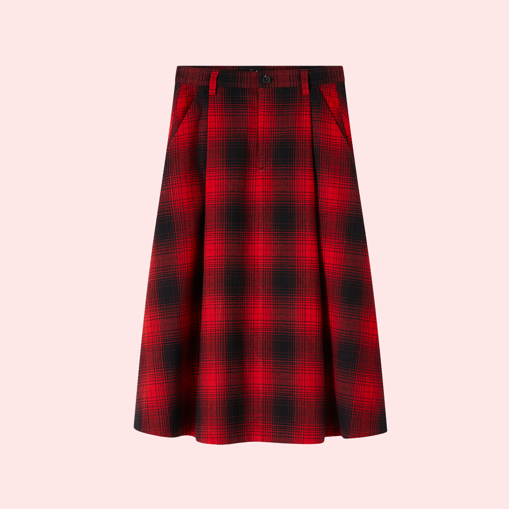 skirt Nora red