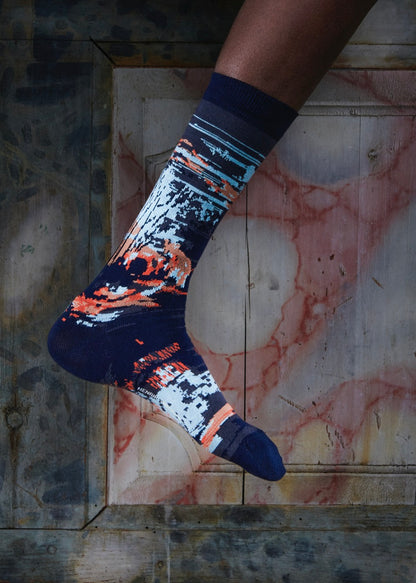 Foxy Socks Navy Foxy