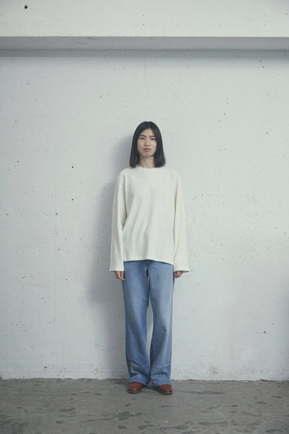 longsleeve t-shirt BLOOM L/S TEE OFF WHITE