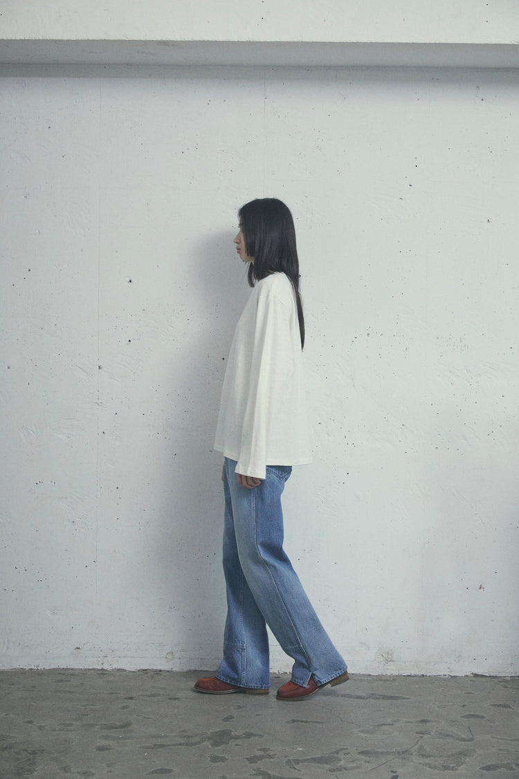 longsleeve t-shirt BLOOM L/S TEE OFF WHITE