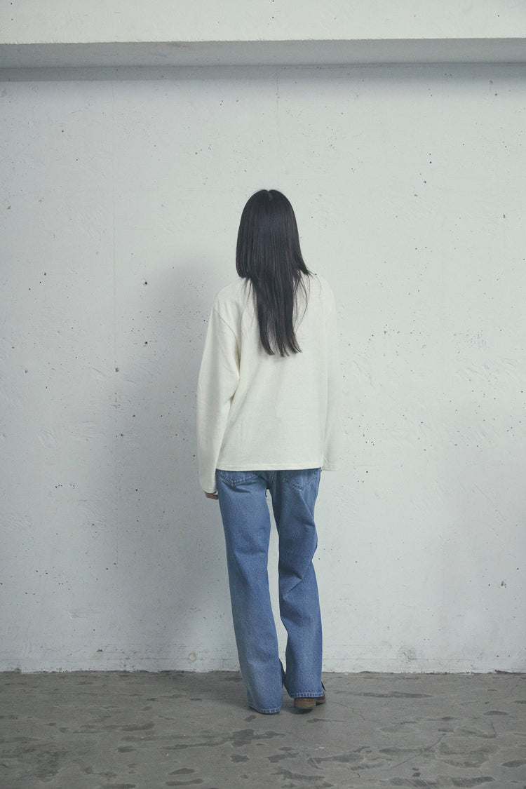 longsleeve t-shirt BLOOM L/S TEE OFF WHITE