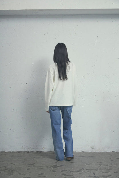 longsleeve t-shirt BLOOM L/S TEE OFF WHITE