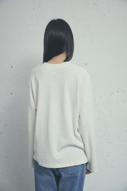 longsleeve t-shirt BLOOM L/S TEE OFF WHITE