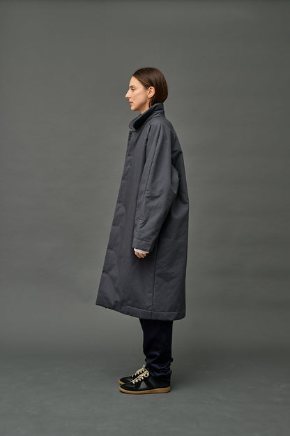 coat RAG grey canvas