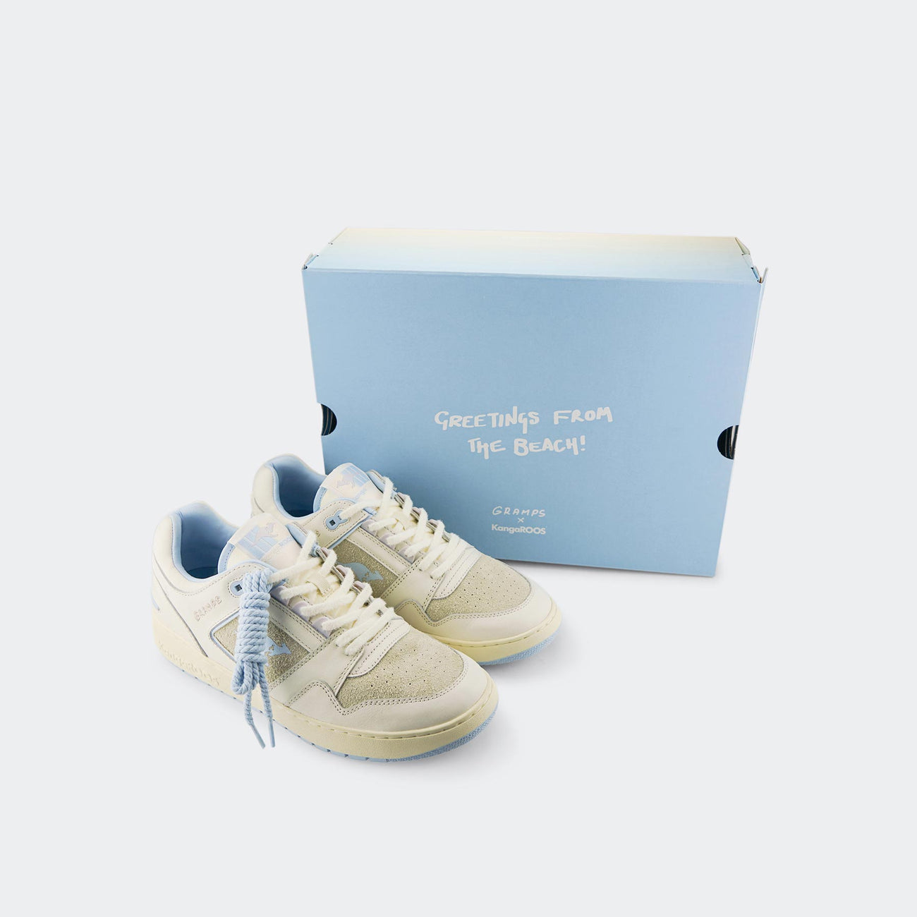 sneaker HOT SHOT LO x GRAMPS cannoli cream/winter white