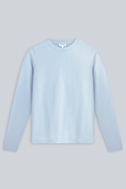 crew-neck longsleeve The Nora blue fog