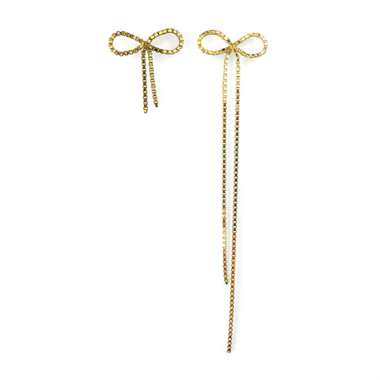 earrings Bow-wow combination