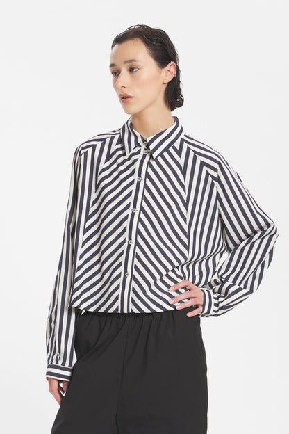 shirt Spicchio Vela Navy stripe