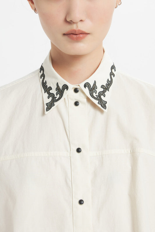Camicia Camille  Ric Tendon Ecrù