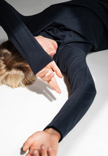 crew-neck longsleeve The Nora navy