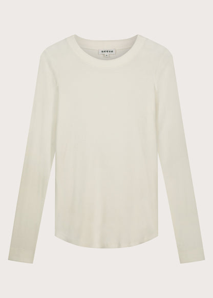 crew-neck longsleeve The Ella off-white