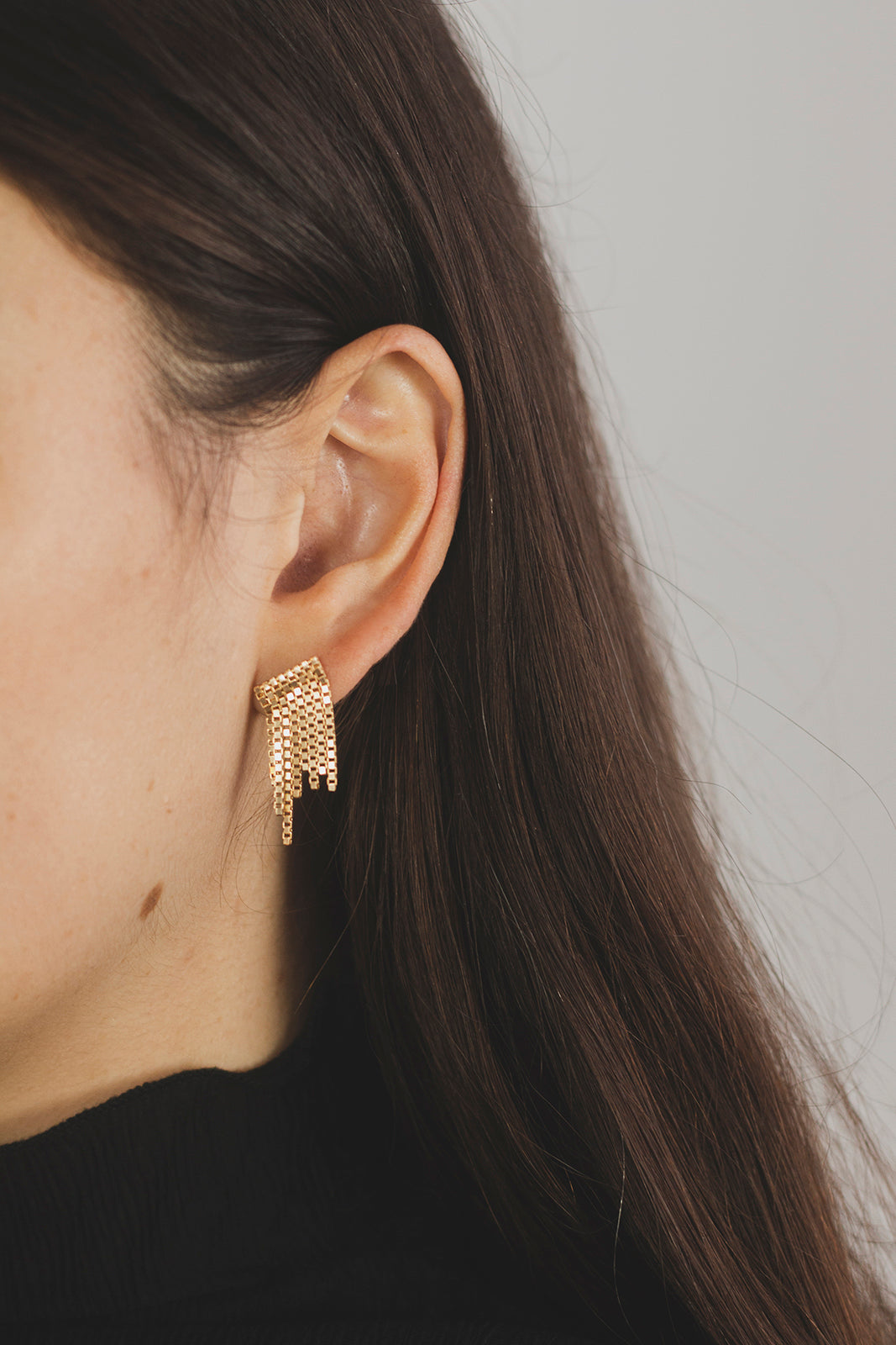 earrings Disco gold-plated