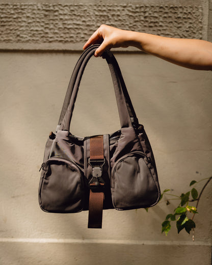 Handbag mud brown