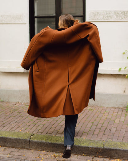 coat Gaia cognac