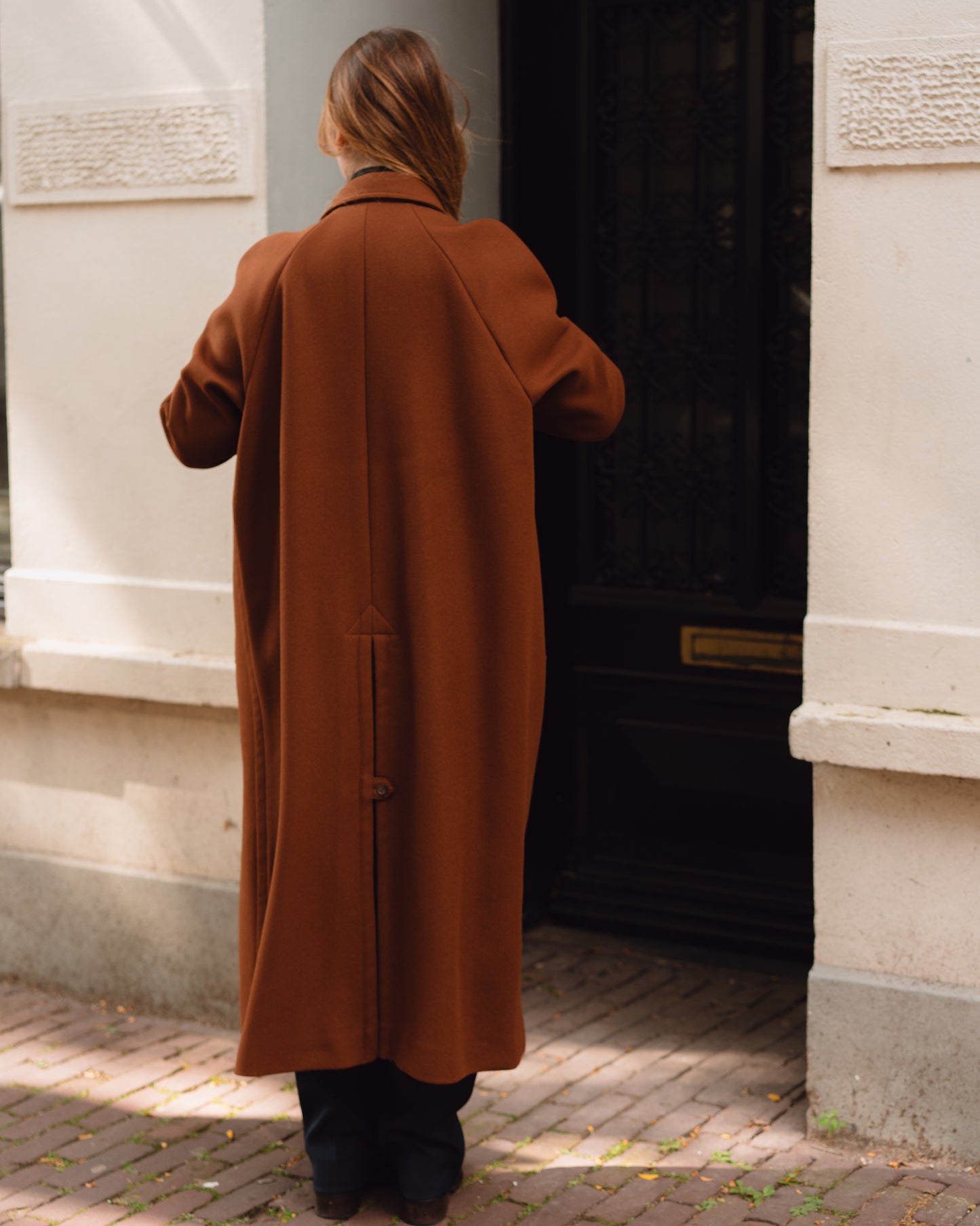 coat Gaia cognac