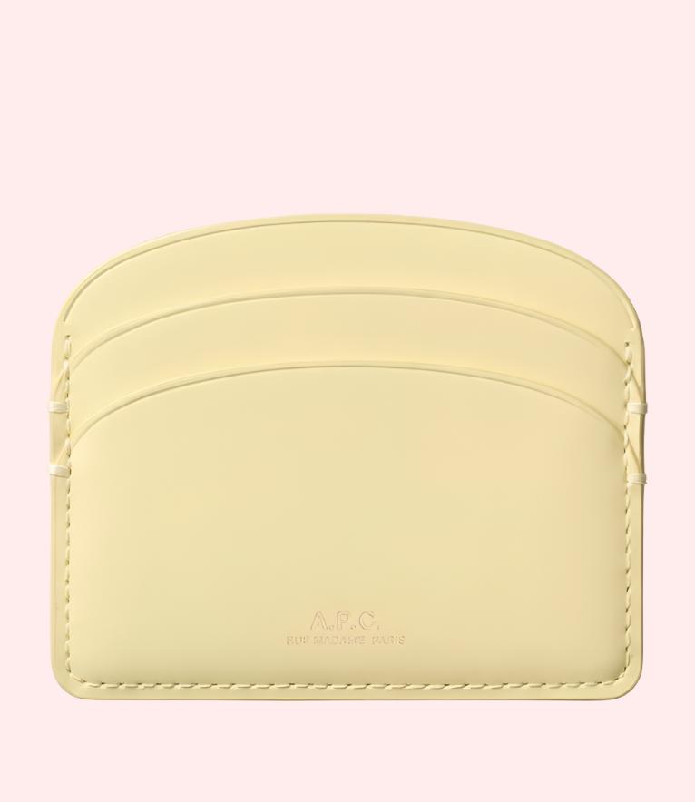 cardholder Demi lune citron