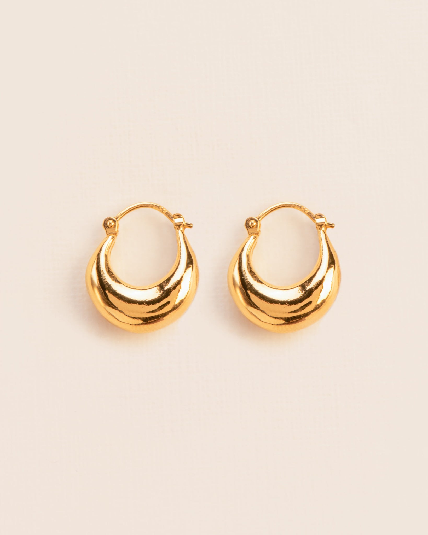  Wouters & Hendrix Hoops with clasp in goldpated silver still