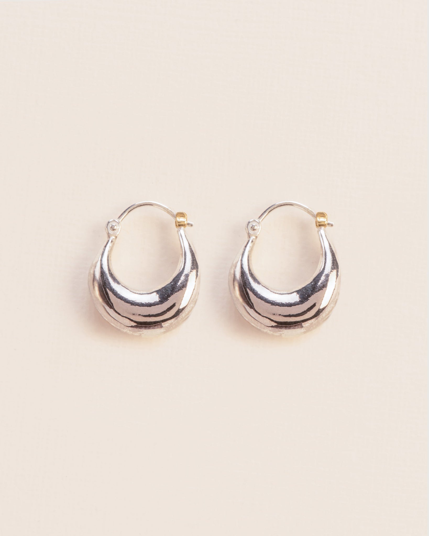 Wouters & Hendrix Hoops with clasp in silver